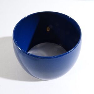 Lee Angel Navy Blue Enamel Wide Bubble Bangle Bracelet NWT 240